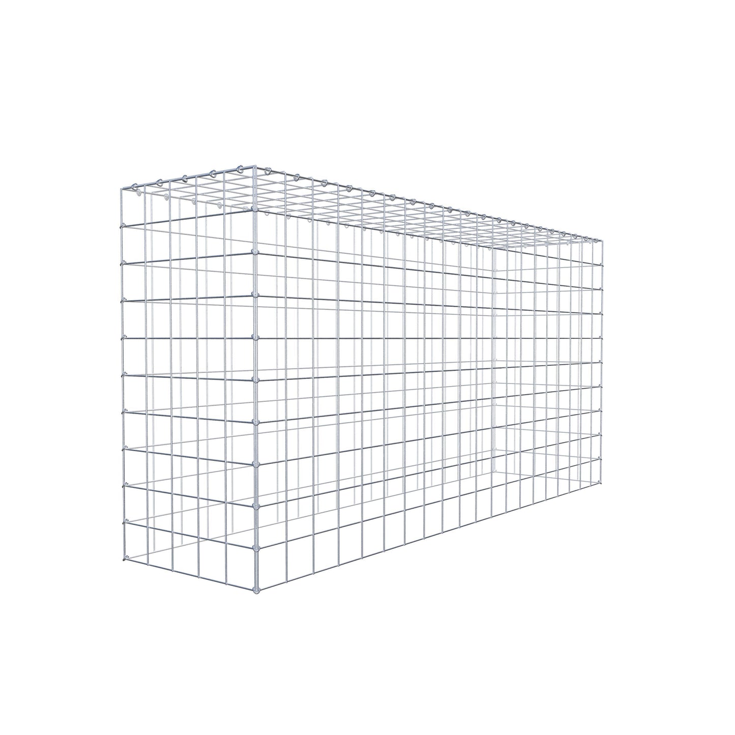 Opzetpaal type 3 200 cm x 100 cm x 50 cm (L x H x D), maaswijdte 10 cm x 10 cm, C-ring