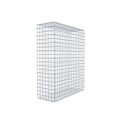 Gabion 100 cm x 80 cm x 30 cm (L x H x P), mailles 5 cm x 5 cm, anneau en C