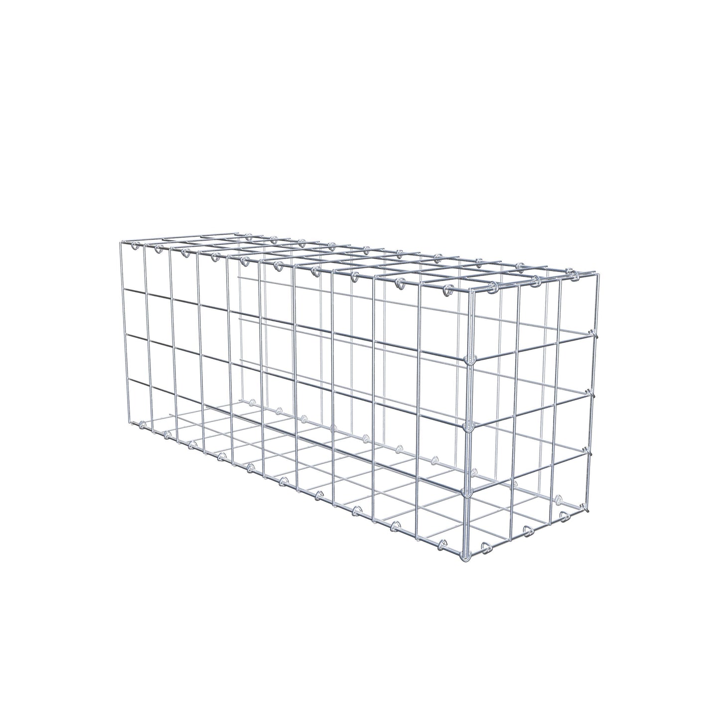 Fourche rapportée type 2 100 cm x 40 cm x 30 cm (L x H x P), mailles 10 cm x 10 cm, anneau C