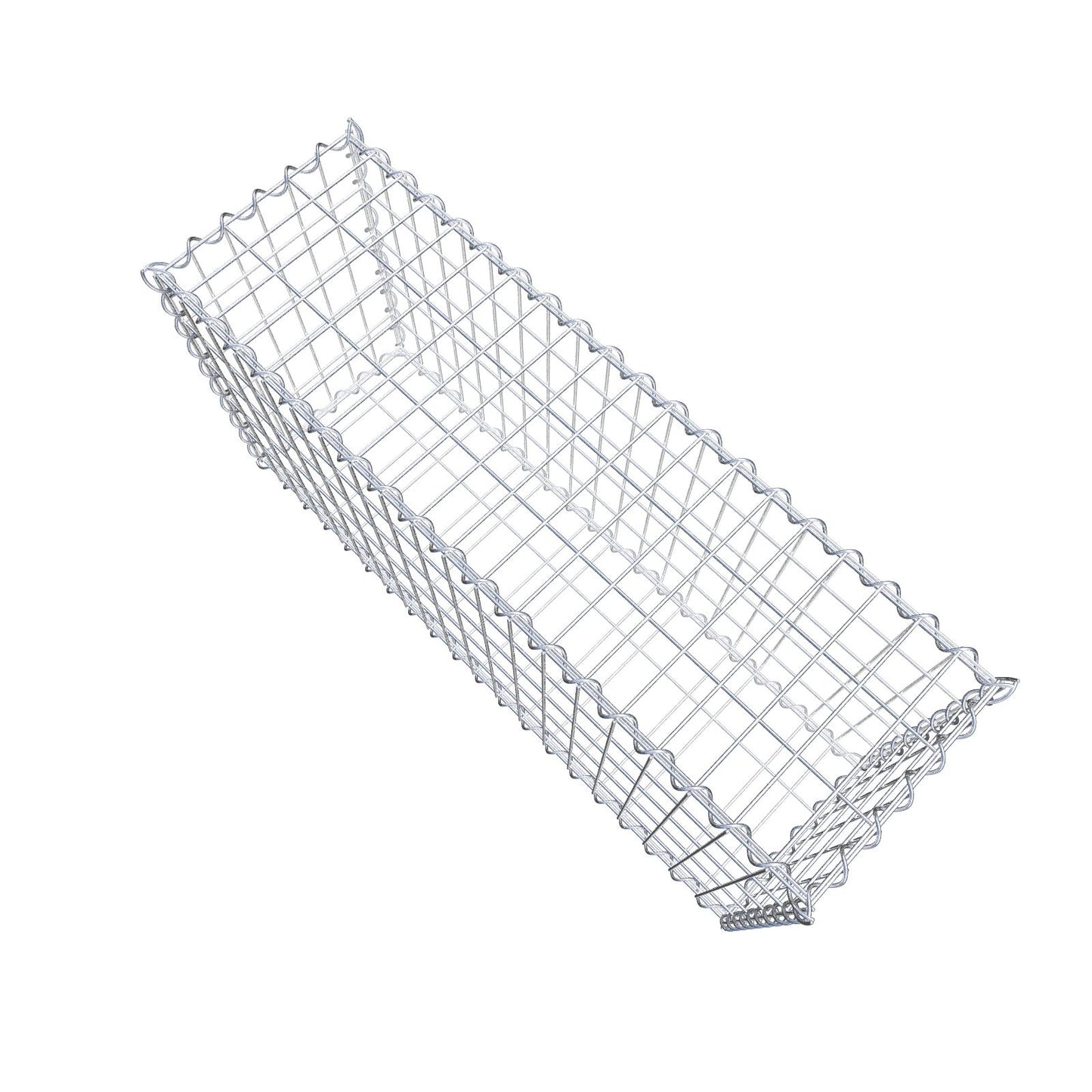 Schanskorf 100 cm x 50 cm x 30 cm (L x H x D), maaswijdte 5 cm x 10 cm, spiraal