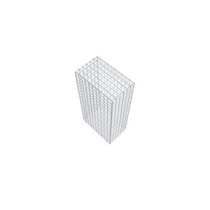 Gabion 100 cm x 50 cm x 30 cm (L x H x P), mailles 5 cm x 5 cm, anneau en C