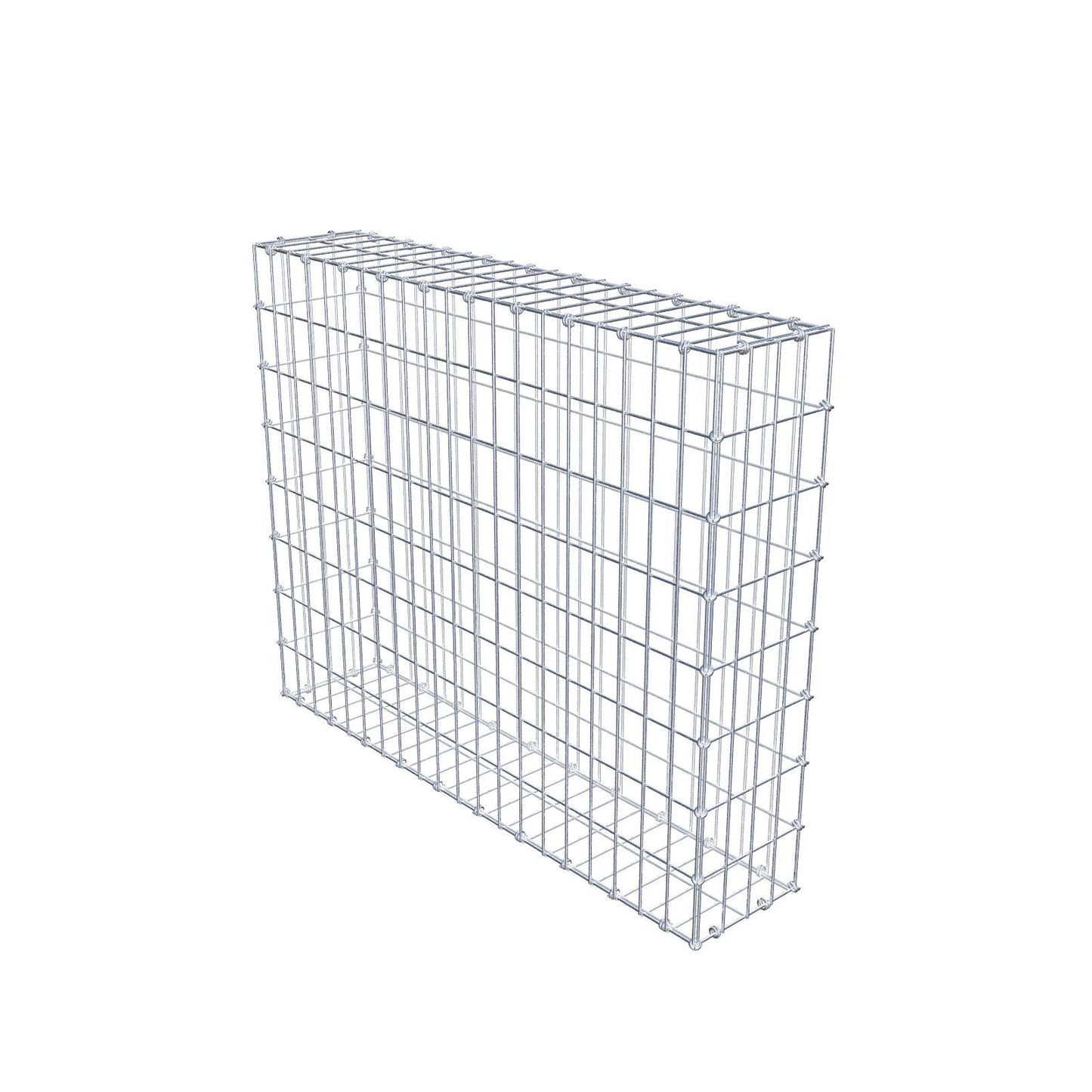 Schanskorf 100 cm x 80 cm x 20 cm (L x H x D), maaswijdte 5 x 10 cm, spiraalring