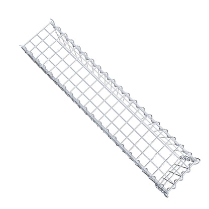 Add-on schanskorf type 4 100 cm x 20 cm x 20 cm (L x H x D), maaswijdte 5 cm x 10 cm, spiraalvormig