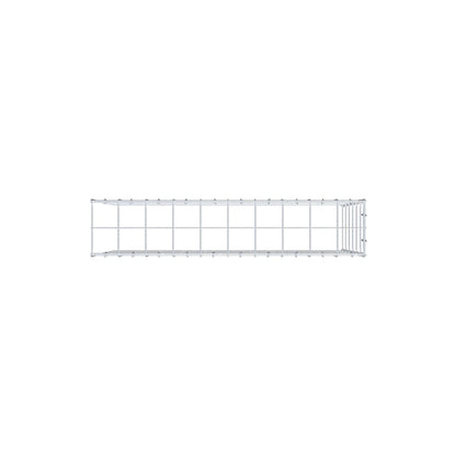 Type 4 oplegkorf 100 cm x 60 cm x 20 cm (L x H x D), maaswijdte 10 cm x 10 cm, C-ring
