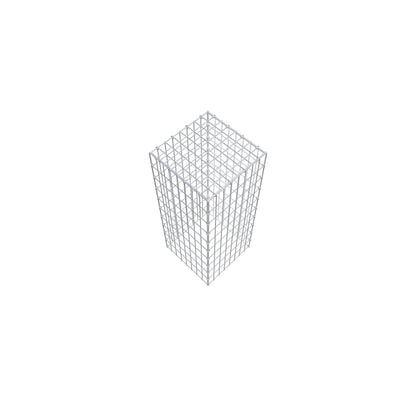 Type 3 oplegkorf 100 cm x 40 cm x 40 cm (L x H x D), maaswijdte 5 cm x 10 cm, C-ring