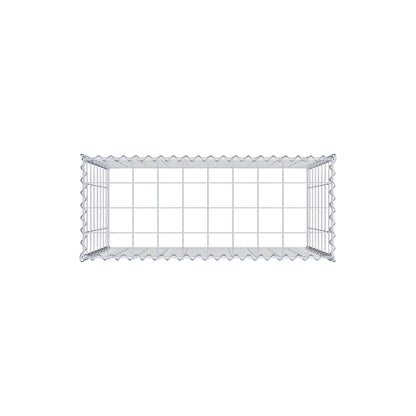 Opvokset gabion type 3 100 cm x 80 cm x 40 cm (L x H x D), maskestørrelse 10 cm x 10 cm, spiral
