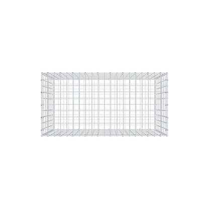 Schanskorf 100 cm x 70 cm x 50 cm (L x H x D), maaswijdte 5 cm x 10 cm, C-ring