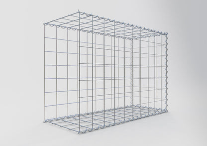 Add-on schanskorf type 2 100 cm x 70 cm x 40 cm (L x H x D), maaswijdte 10 cm x 10 cm, spiraal