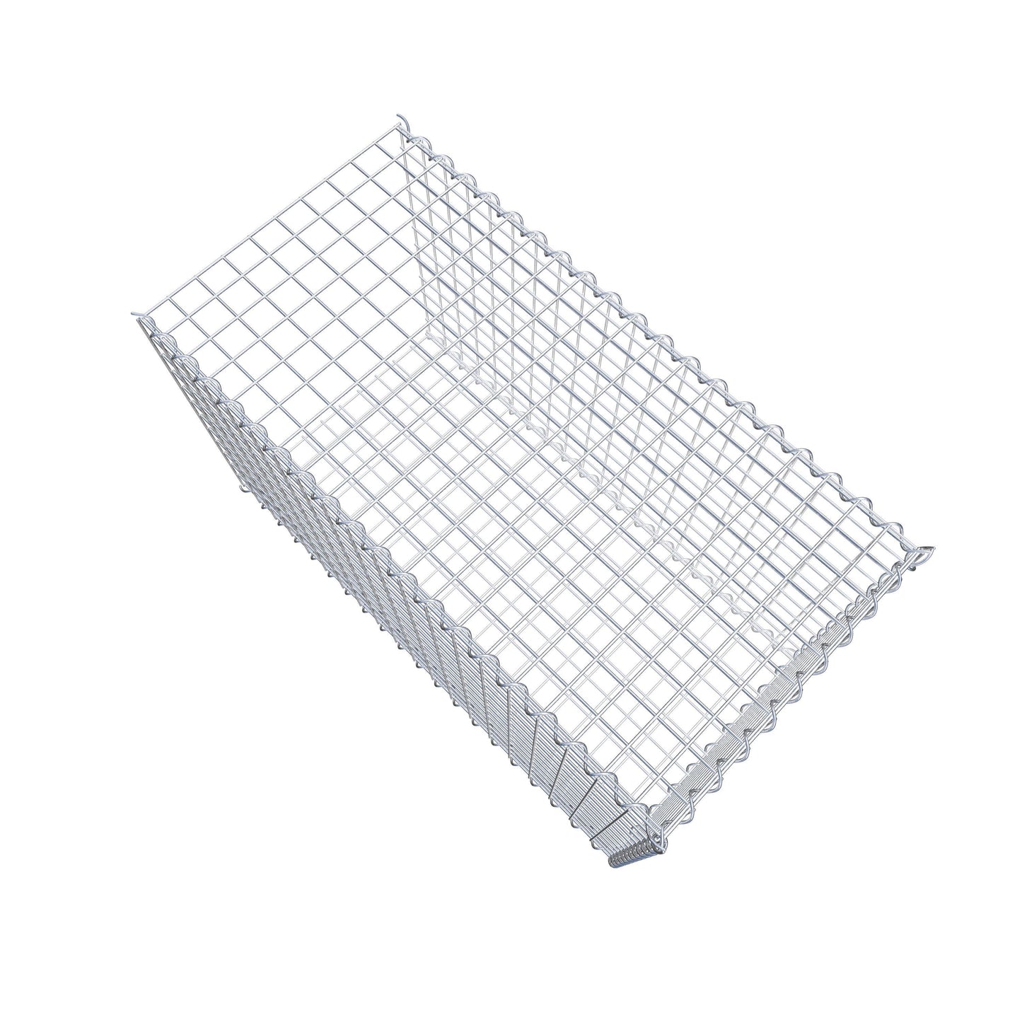 Gavión complementario tipo 2 100 cm x 60 cm x 50 cm (L x A x P), malla 5 cm x 5 cm, espiral
