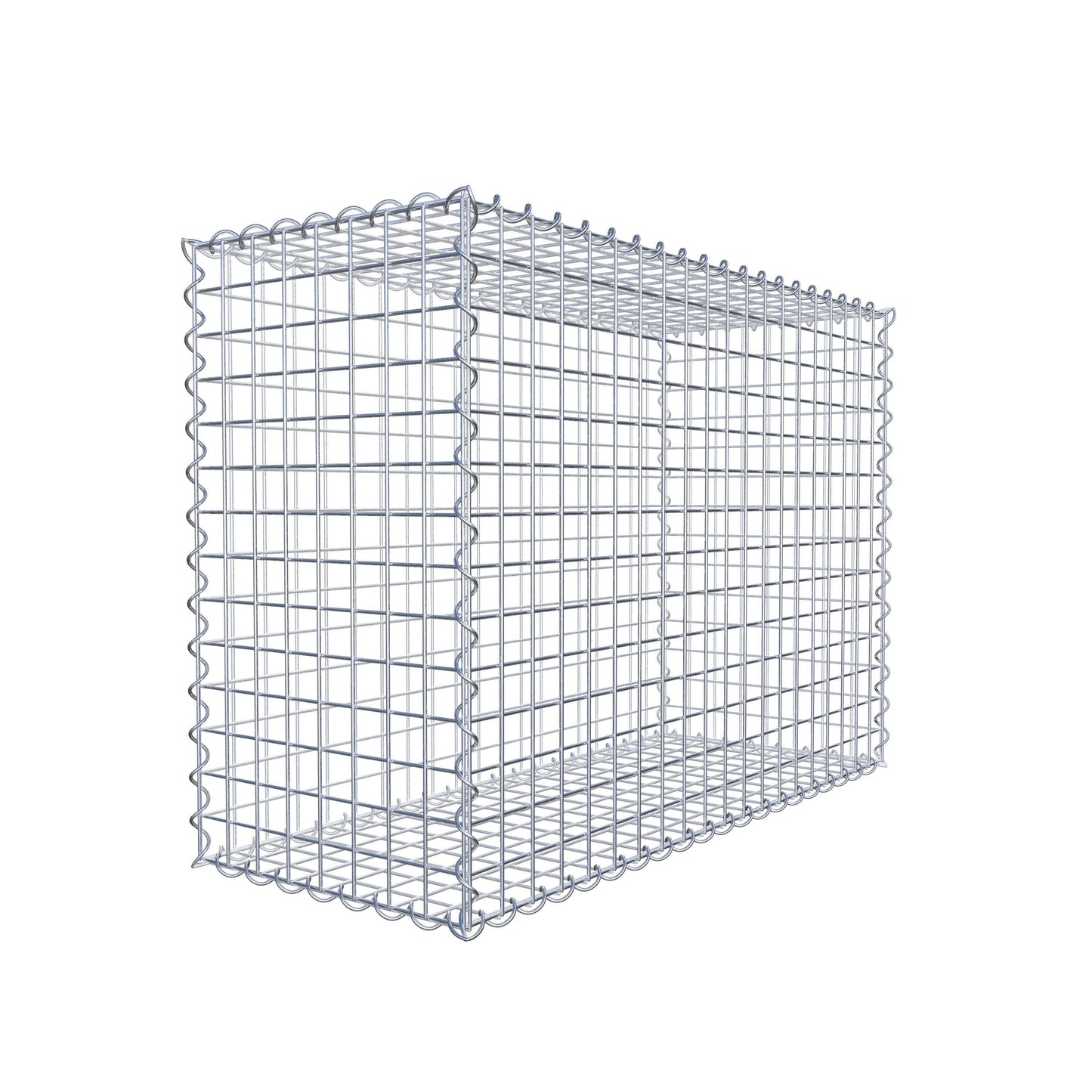 Gabion 100 cm x 70 cm x 40 cm (L x H x D), maskstorlek 5 cm x 5 cm, spiral