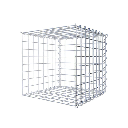 Gabbione aggiuntivo tipo 2 40 cm x 40 cm x 40 cm (L x H x P), dimensione maglia 5 cm x 5 cm, a spirale