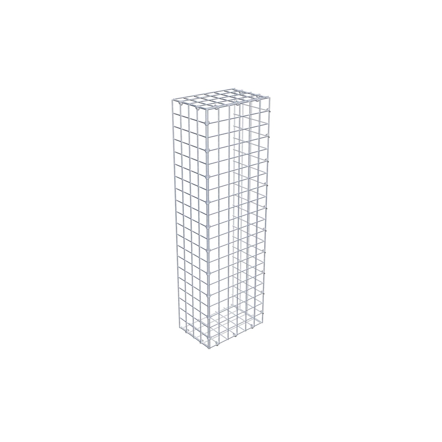 Gavión complementario tipo 2 100 cm x 20 cm x 30 cm (L x A x P), malla 5 cm x 5 cm, anillo en C