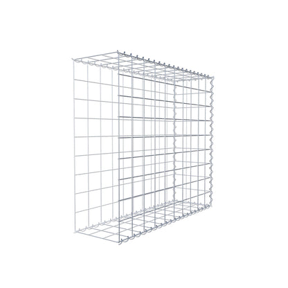 Gabion rapporté type 2 100 cm x 90 cm x 30 cm (L x H x P), mailles 10 cm x 10 cm, spirale