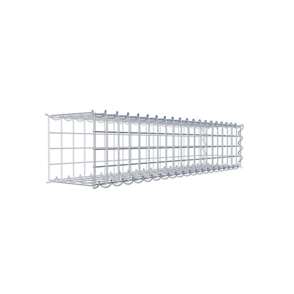 Gavión complementario tipo 2 100 cm x 20 cm x 20 cm (L x A x P), malla 5 cm x 5 cm, espiral