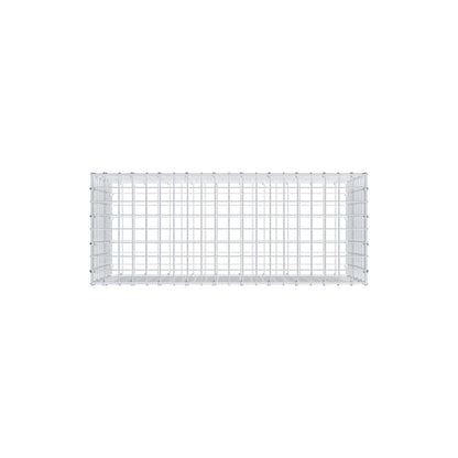 Gabion 100 cm x 50 cm x 40 cm (L x H x D), maskestørrelse 5 cm x 5 cm, C-ring