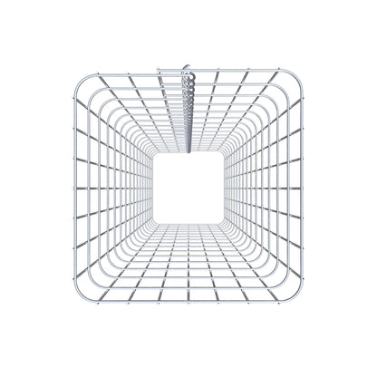 Schanskorfzuil, hoekig 37 cm x 37 cm, 160 cm hoog, MW 5 cm x 10 cm