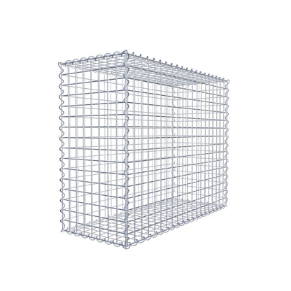 Gabion 100 cm x 80 cm x 40 cm (L x H x D), maskstorlek 5 cm x 5 cm, spiral