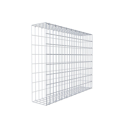Anbaugabione Typ 2 100 cm x 80 cm x 20 cm, Maschenweite 5 cm x 10 cm, C-Ring
