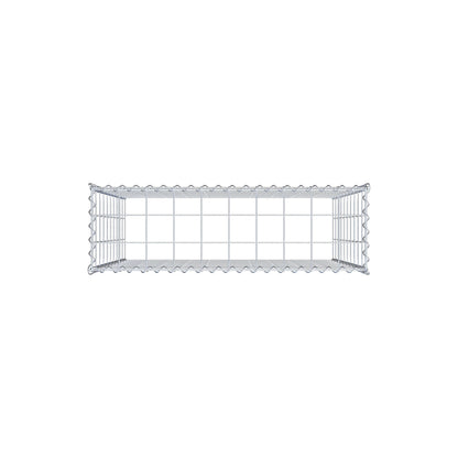 Anbaugabione Typ 3 100 cm x 100 cm x 30 cm (L x H x T), Maschenweite 10 cm x 10 cm, Spirale