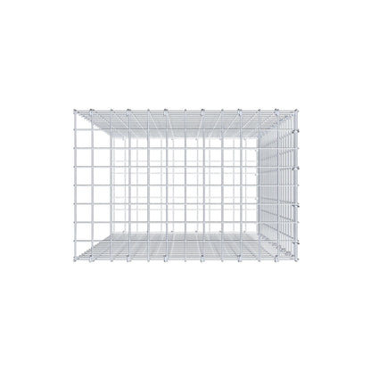 Type 2 oplegkorf 100 cm x 60 cm x 40 cm (L x H x D), maaswijdte 5 cm x 5 cm, C-ring