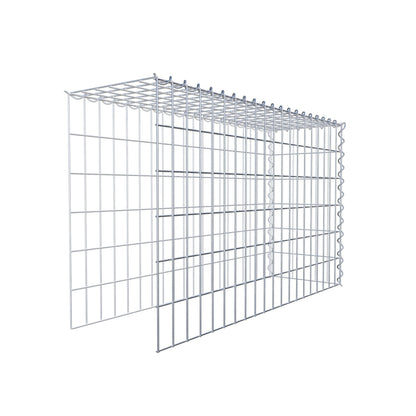 Gabion rapporté type 4 100 cm x 60 cm x 30 cm (L x H x P), mailles 5 cm x 10 cm, spirale