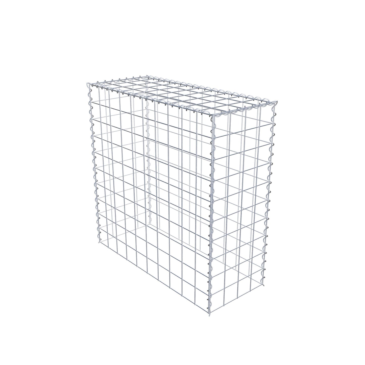 Add-on schanskorf type 3 100 cm x 100 cm x 40 cm (L x H x D), maaswijdte 10 cm x 10 cm, spiraal
