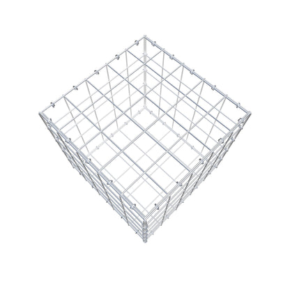 Gabbione 50 cm x 50 cm x 50 cm (L x H x P), maglia 10 cm x 10 cm, anello a C