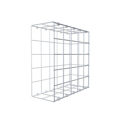 Anbaugabione Typ 2 50 cm x 50 cm x 20 cm (L x H x T), Maschenweite 10 cm x 10 cm, C-Ring