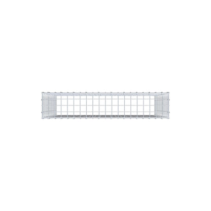 Type 3 oplegkorf 100 cm x 90 cm x 20 cm (L x H x D), maaswijdte 5 cm x 5 cm, C-ring
