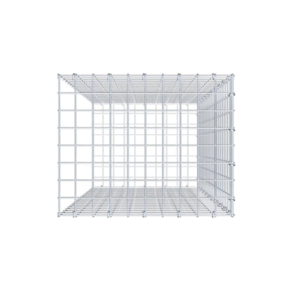 Gabião Tipo 2 100 cm x 50 cm x 40 cm (C x A x P), malhagem 5 cm x 5 cm, anel C