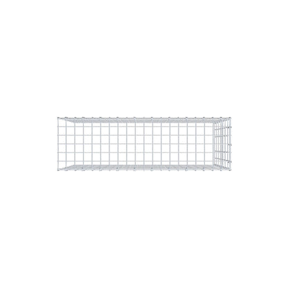 Monteret gabion type 4 100 cm x 70 cm x 30 cm (L x H x D), maskestørrelse 5 cm x 10 cm, C-ring