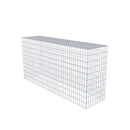 Fourche rapportée type 3 200 cm x 100 cm x 50 cm (L x H x P), mailles 5 cm x 10 cm, anneau en C
