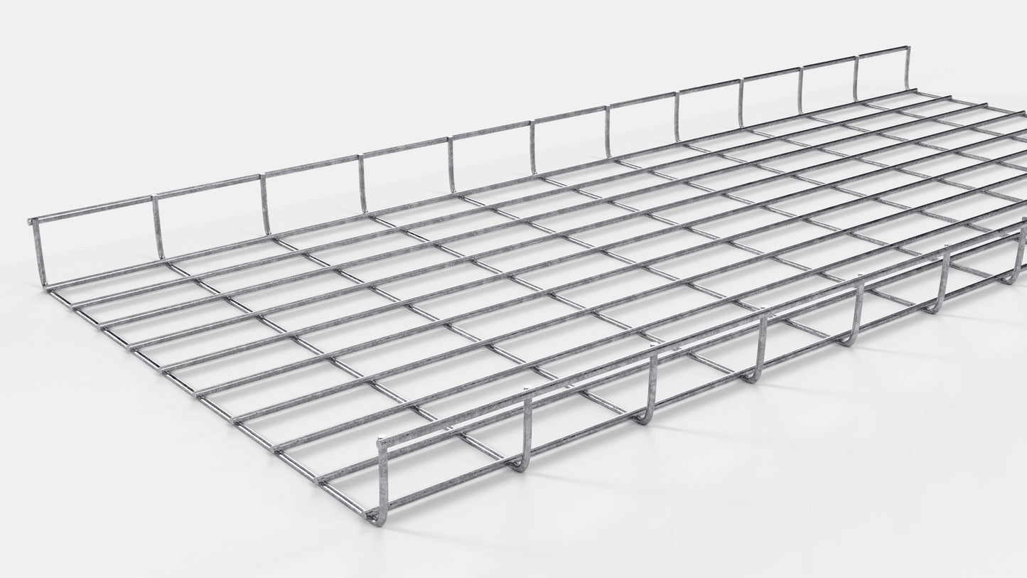 Kabelkanal højde 110 cm, dybde 5 cm, maskestørrelse 5 x 10 cm