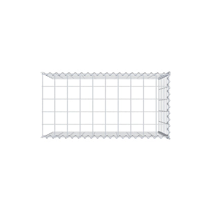 Add-on schanskorf type 4 100 cm x 60 cm x 50 cm (L x H x D), maaswijdte 10 cm x 10 cm, spiraal
