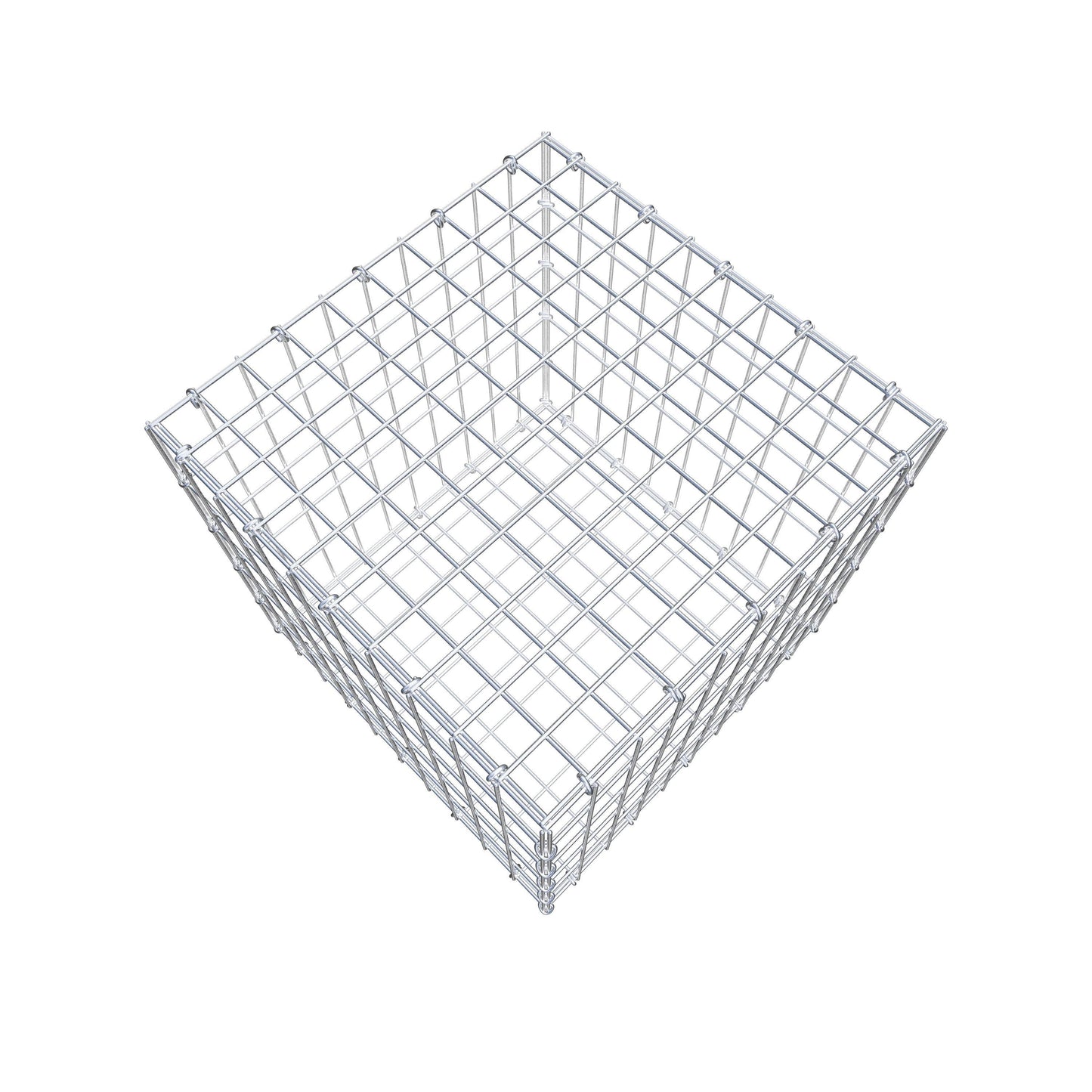 Schanskorf 50 cm x 50 cm x 50 cm (L x H x D), maaswijdte 5 cm x 10 cm, C-ring