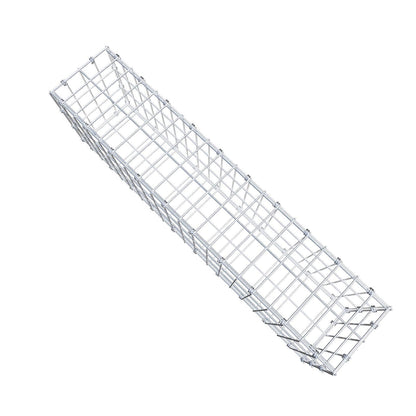 Schanskorf 100 cm x 30 cm x 20 cm (L x H x D), maaswijdte 5 x 10 cm, spiraalring
