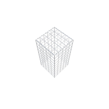 Type 3 oplegkorf 100 cm x 50 cm x 50 cm (L x H x D), maaswijdte 10 cm x 10 cm, C-ring