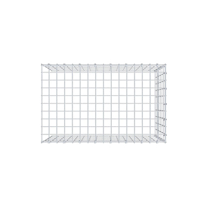 Anbaugabione Typ 4 80 cm x 50 cm x 50 cm (L x H x T), Maschenweite 5 cm x 10 cm, C-Ring