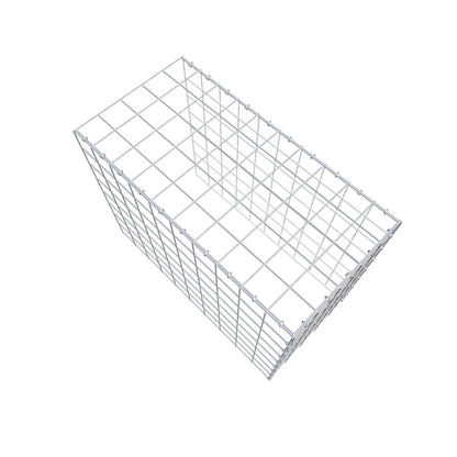 Gavión complementario de tipo 4 100 cm x 80 cm x 50 cm (L x A x P), malla 10 cm x 10 cm, anillo en C