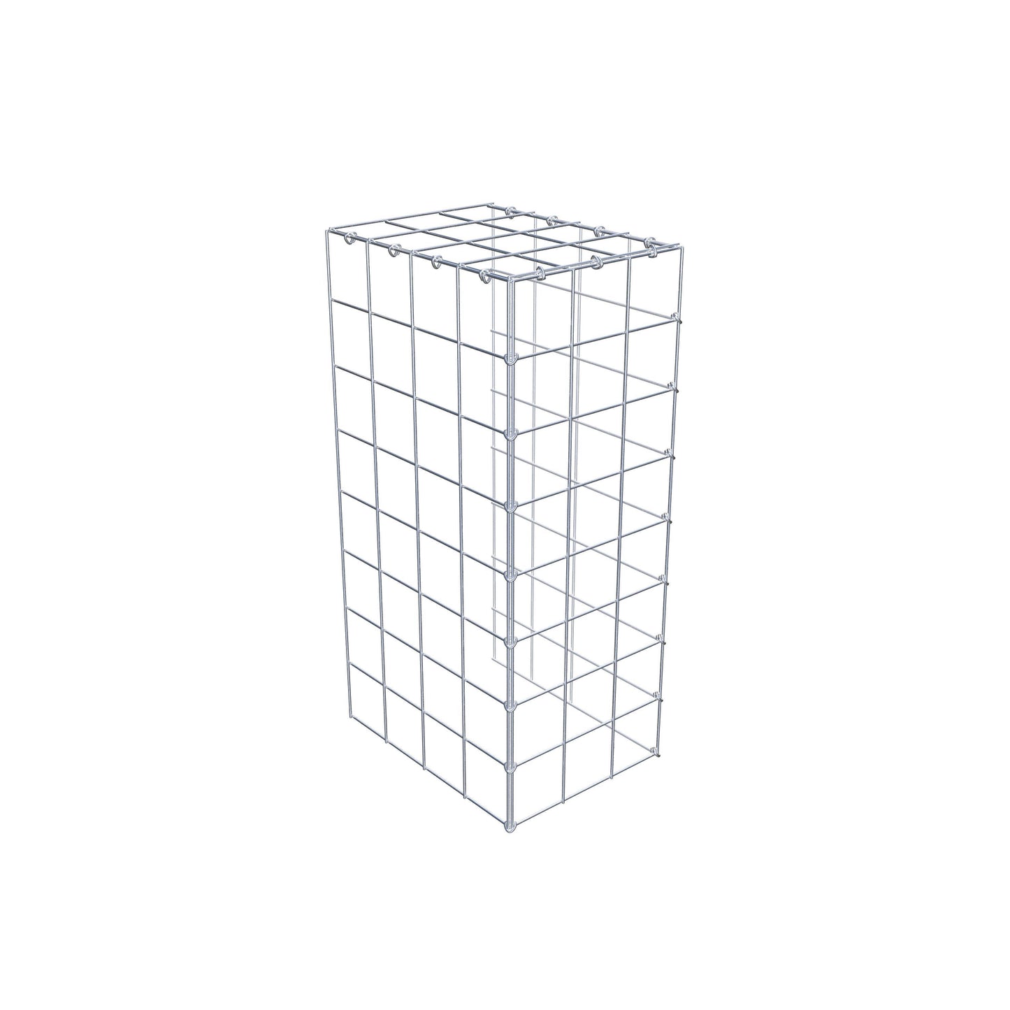Add-on schanskorf type 4 80 cm x 40 cm x 30 cm (L x H x D), maaswijdte 10 cm x 10 cm, C-ring
