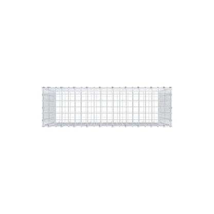 Gabion 100 cm x 70 cm x 30 cm (L x H x D), mesh size 5 x 5 cm, spiral ring