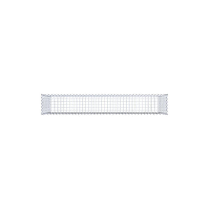 Gabião 200 cm x 100 cm x 30 cm (C x A x P), malhagem 5 cm x 5 cm, espiral