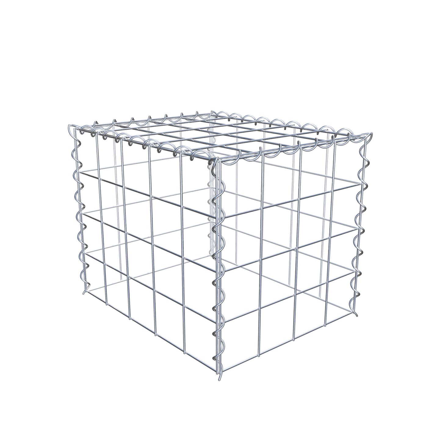 Add-on schanskorf type 3 50 cm x 40 cm x 40 cm (L x H x D), maaswijdte 10 cm x 10 cm, spiraal