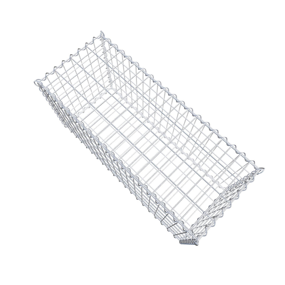 Gabion 100 cm x 50 cm x 40 cm (L x H x D), maskstorlek 5 cm x 10 cm, spiral