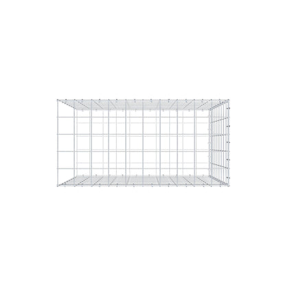 Gavión complementario de tipo 2 100 cm x 90 cm x 50 cm (L x A x P), malla 10 cm x 10 cm, anillo en C