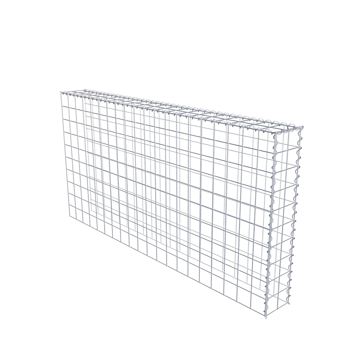 Anbaugabione Typ 4 200 cm x 100 cm x 20 cm (L x H x T), Maschenweite 10 cm x 10 cm, Spirale