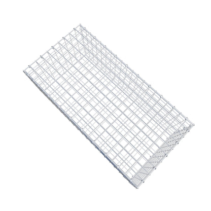 Gabion 100 cm x 40 cm x 50 cm (L x H x D), maskstorlek 5 cm x 5 cm, C-ring