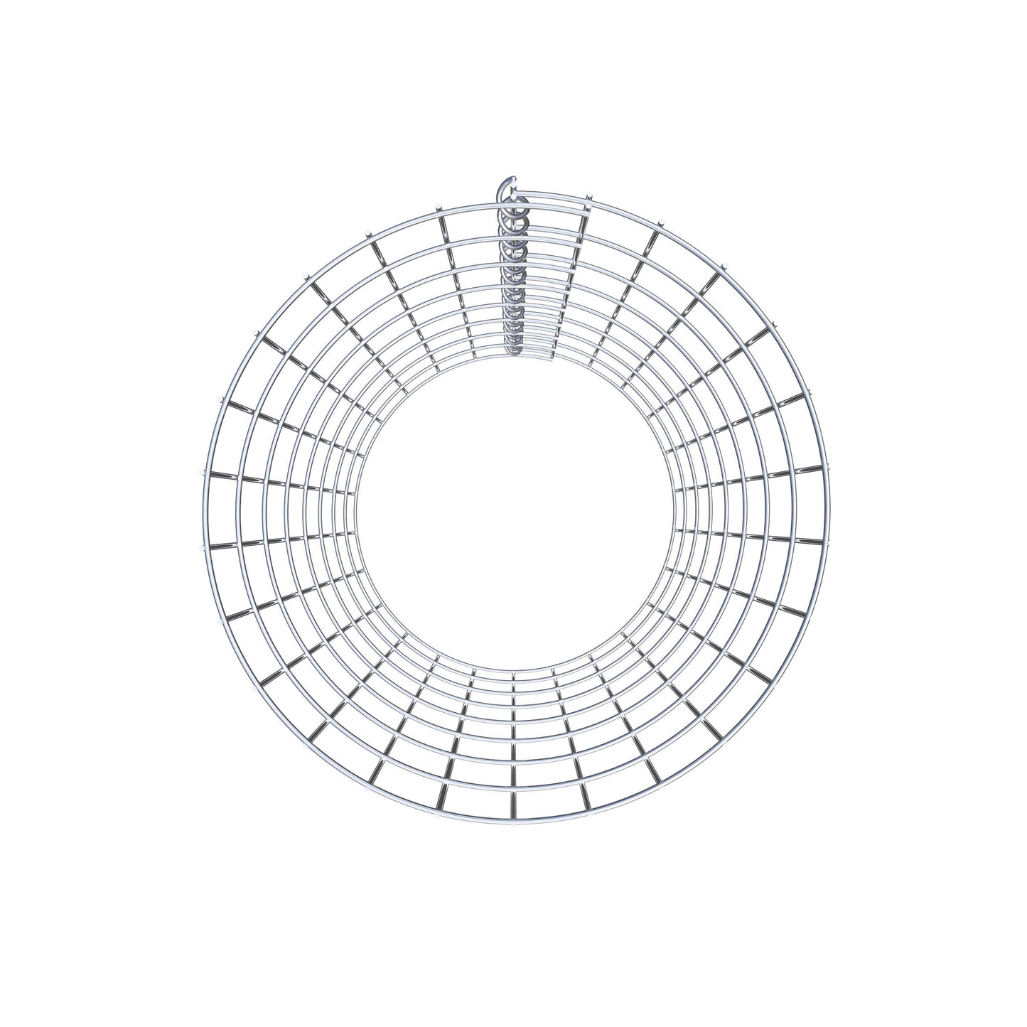 Colonne de gabion ronde 42 cm de diamètre, 80 cm de hauteur, mailles 5 cm x 10 cm