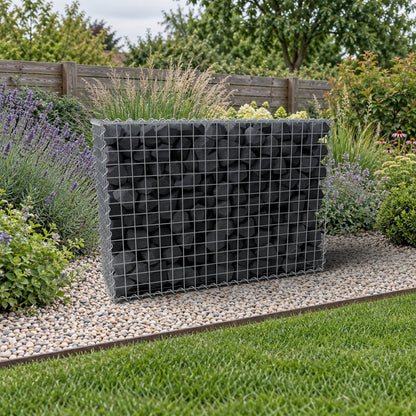 Gabion 100 cm x 70 cm x 30 cm (L x H x P), mailles 5 cm x 5 cm, spirale
