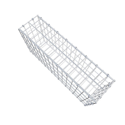 Gabion 80 cm x 40 cm x 20 cm (L x H x D), maskestørrelse 5 x 10 cm, spiralring
